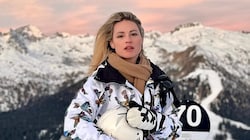 Michelle Hunziker genießt den Ski-Trip mit ihren Liebsten. (Bild: https://www.instagram.com/therealhunzigram)