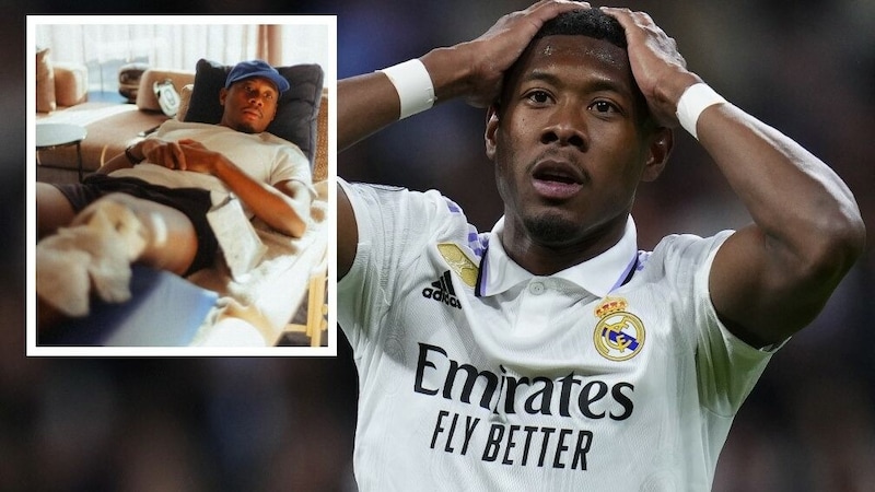 Marco Friedls „großer Bruder“ David Alaba mit seinem ersten Social-Media-Posting nach der schweren Verletzung (Bild: Associated Press; instagram.com/davidalaba)