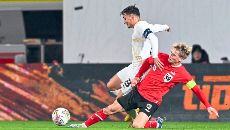 Matthias Braunöder in the kit of the U21 team. (Bild: Mario Urbantschitsch)