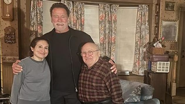 Arnold Schwarzenegger und Danny DeVito feierten ein liebes Wiedersehen, das die Fans auf ein baldiges Kino-Comeback der beiden hoffen lässt. (Bild: instagram.com/schwarzenegger)