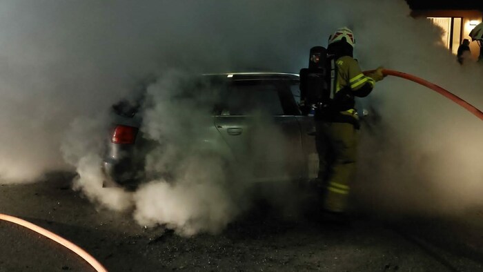 30 Mann standen im Einsatz.
