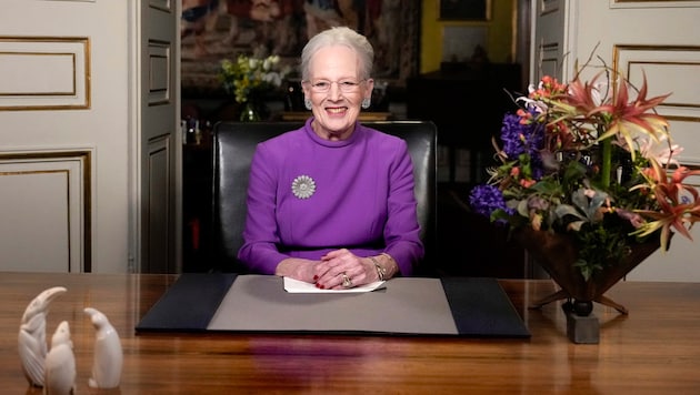 Queen Margrethe of Denmark (archive photo) (Bild: AP)