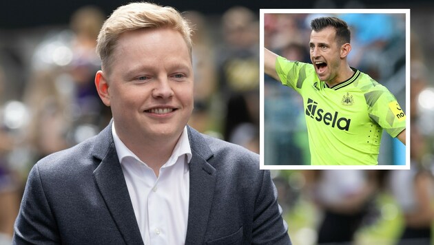 „Sky“-Mann Florian Schmidt-Sommerfeld, Martin Dùbravka (Bild: Jürgen Kessler / dpa / picturedesk.com; APA/Getty Images via AFP/GETTY IMAGES/Tim Nwachukwu)