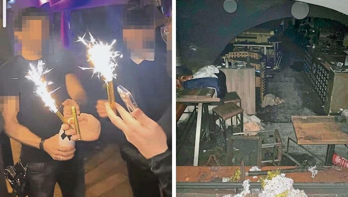 Sternspritzer, mit denen Partygäste hantierten, könnten die Flammenhölle in Graz ausgelöst ...