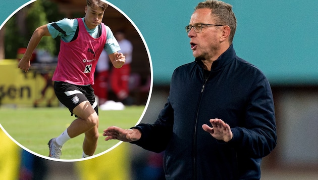 Christopher Olivier has also already made it into the focus of ÖFB team boss Ralf Rangnick. (Bild: GEPA pictures)