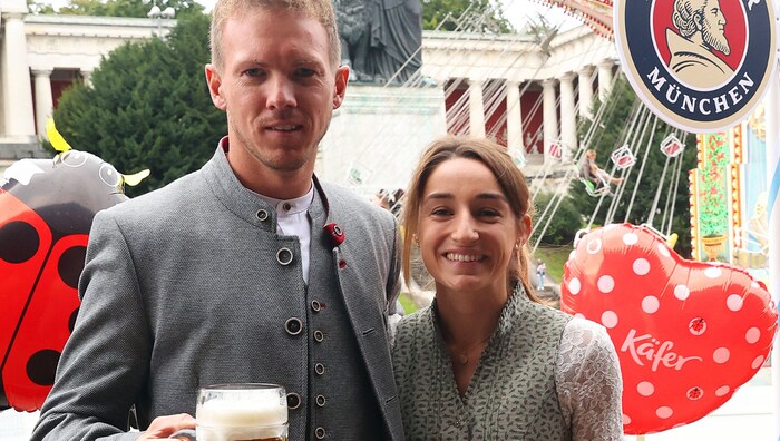 Julian Nagelsmann mit Lena Wurzenberger