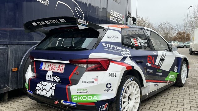 Der Škoda Fabia RS Rally2 von Simon Wagner. (Bild: Fritz Wagner)