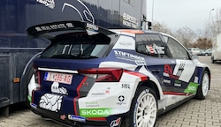 Der Škoda Fabia RS Rally2 von Simon Wagner. (Bild: Fritz Wagner)