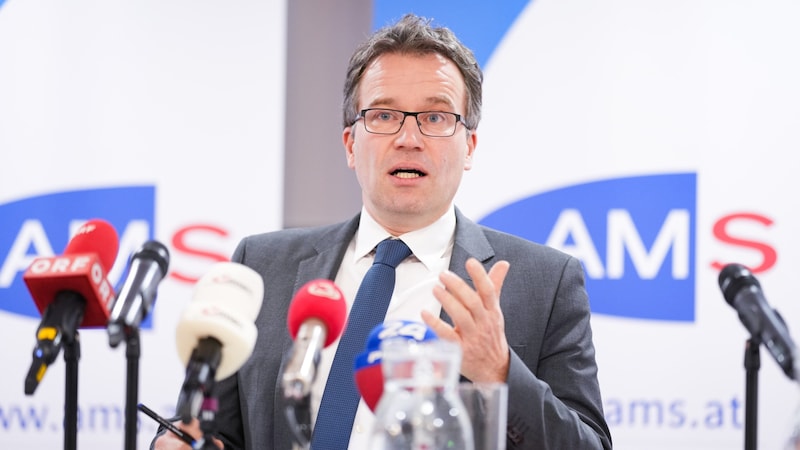 AMS boss Johannes Kopf points out ways to end the envy debate about high welfare benefits. (Bild: APA/EVA MANHART)