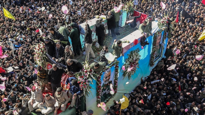 Der Anschlag ereignete sich auf einer Trauerfeier am Todestag des Generals Kassem Soleimani.