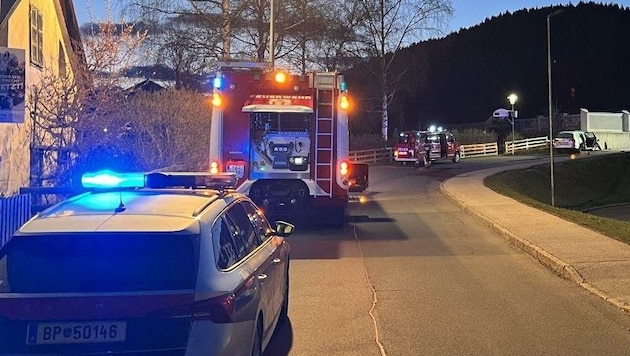 Feuerwehr- und Rettungseinsatz nach dem tödlichen Verkehrsunfall am 30. April in Tamsweg. (Bild: FF Tamsweg)