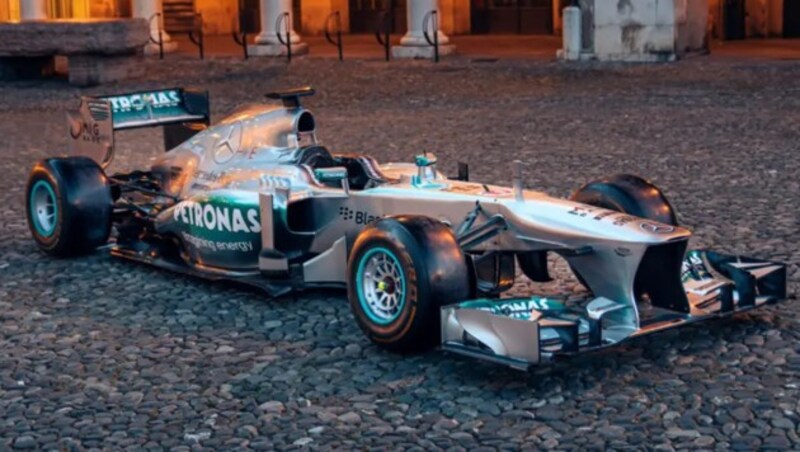 Rang 3: Mercedes-AMG F1 W04-04 aus dem Jahr 2013 (Bild: RM Sotheby's)