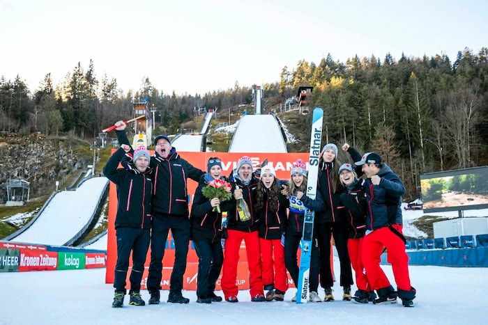 Kanadas Girls bejubelten den dritten Platz von Abigail Strate.