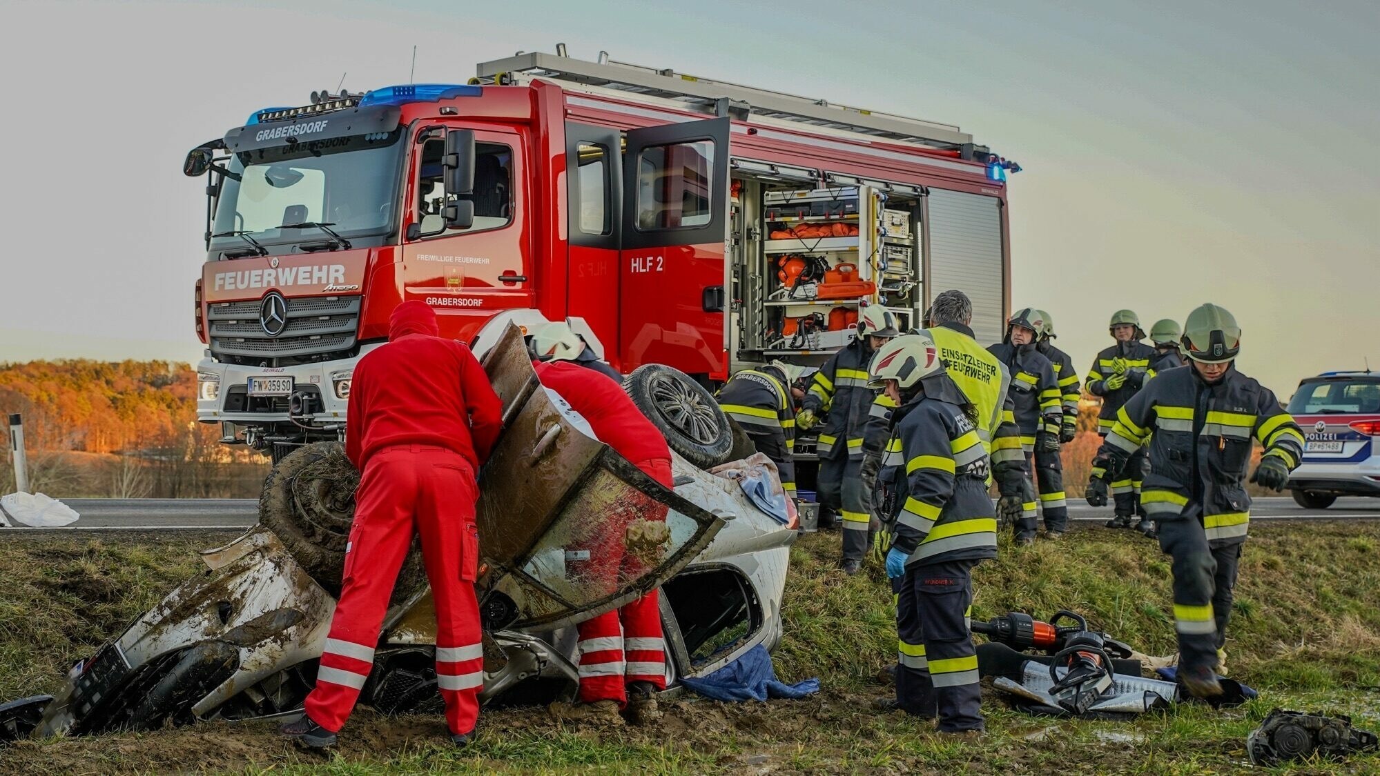 Schwerer Unfall am Mittwochnachmittag in Gnas