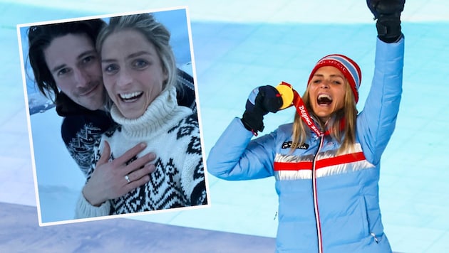 Therese Johaug heiratete Langzeitfreund Nils Jacob Hoff. (Bild: GEPA pictures)