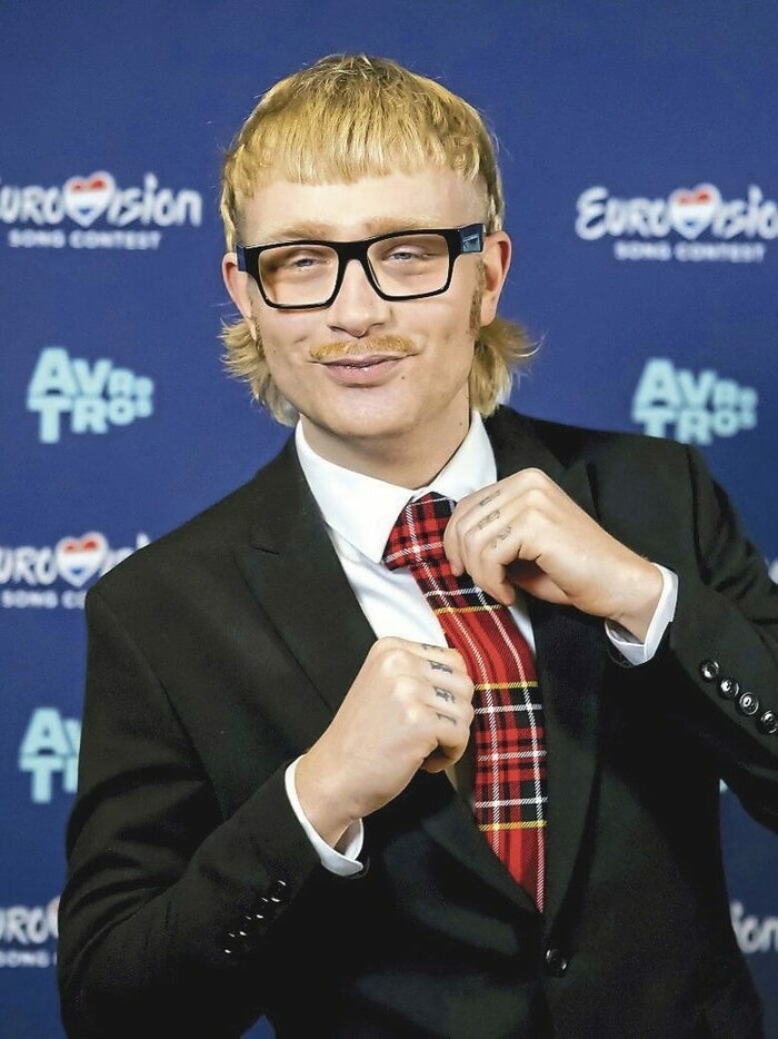 Rapper Joost Klein tritt für die Niederlande an.