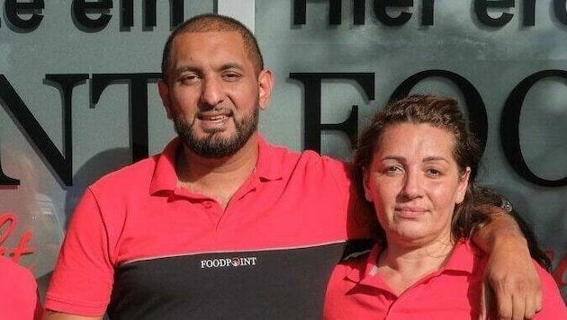 Sasa Jovanovic und Danijela Stevanovic haben in Kittsee einen Foodpoint eröffnet (Bild: Klaus Zwinger)
