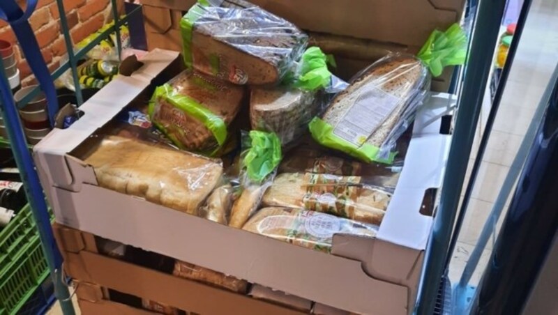 Täglich wird Ware aus den Supermärkten geholt. (Bild: Foodpoint Kittsee)
