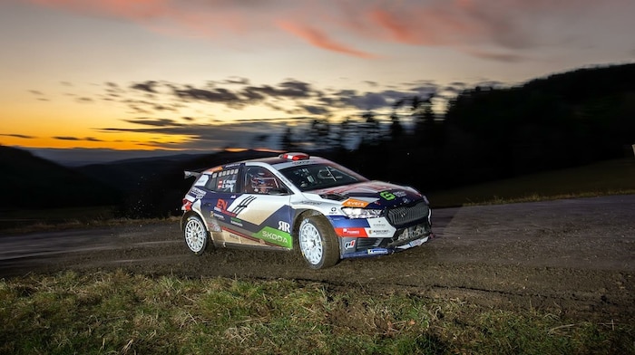 Simon Wagner geht im Skoda auf seinen 4. Staatsmeistertitel los, ist natürlich Favorit.
