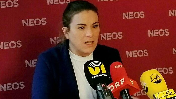 Julia Seidl geht für die NEOS als Spitzenkandidatin für die Innsbrucker Gemeinderats- und ...