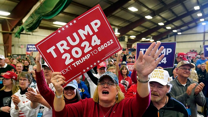 Trump-Anhänger im US-Staat Iowa, wo die Republikaner am 15. Jänner in die Vorwahlen starten.
