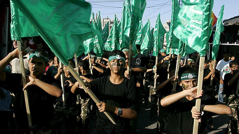 Junge Mitglieder der Hamas (Archivbild) (Bild: APA/AFP/AWAD AWAD)