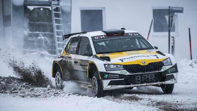 The conditions are also extremely difficult for last year's winner Michael Lengauer. (Bild: Manfred Binder/SMP)