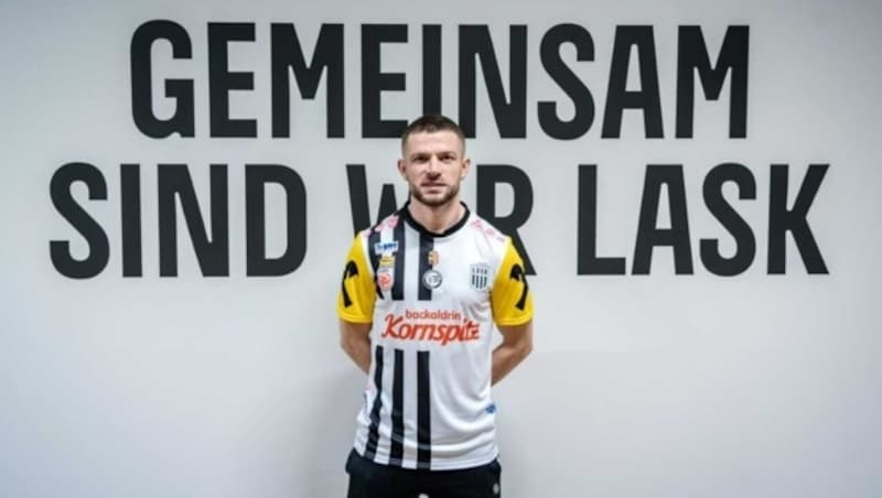 Ein neues Gesicht in Linz: Valon Berisha (Bild: LASK )