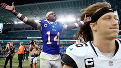 Jubel bei den Bills, Frust bei den Jaguars (Bild: AFP/GETTY IMAGES/Justin Ford/Rich Storry)