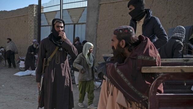 Sicherheitsdienst der Taliban (Bild: AFP)