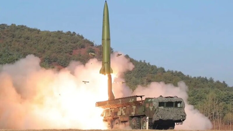 Ein nordkoreanischer Raketentest (Bild: North Korean State Media)