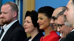 Politikerinnen und Politiker des Bündnis Sahra Wagenknecht (Bild: AFP)