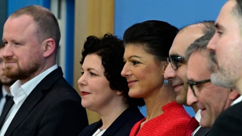 Das Bündnis Sahra Wagenknecht wurde am Montag in Berlin als Partei gegründet. (Bild: AFP)