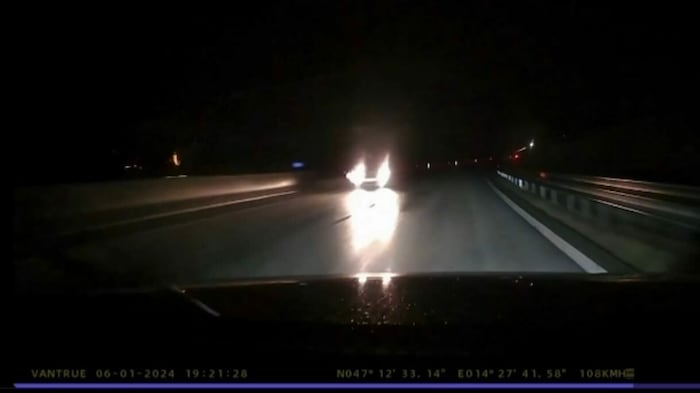Ein Geisterfahrer kam einem Leserreporter entgegen.