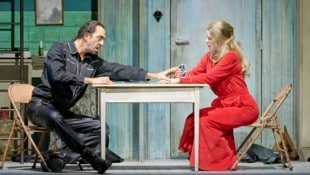Staatsopern-Poker in Puccini-Oper mit Einspringer Claudio Sgura und Malin Byström (Bild: Wiener Staatsoper/Michael Pöhn)