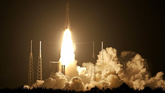 Beim Start vom Weltraumbahnhof Cape Canaveral war noch alles in Ordnung. (Bild: APA/AFP/Gregg Newton)