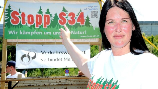 Romana Drexler ist Sprecherin der Bürgerinitiative „Stopp S34“.
