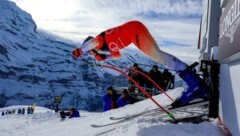 Marco Odermatt beim Training in Wengen (Bild: GEPA pictures)