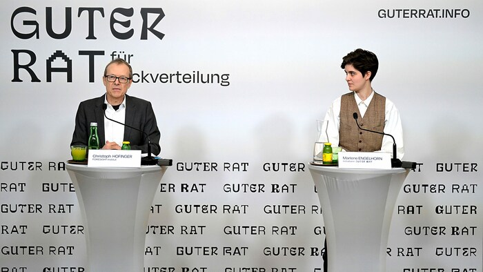 Christoph Hofinger (links) und sein Foresight Institut begleiten die Initiative von Marlene ...