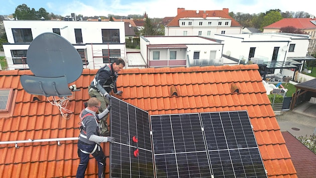 In Niederösterreich legte man 2023 mehr Solarpanele auf. (Bild: Krone Sonne)