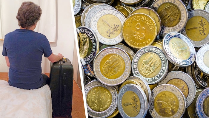 Robert M. (li.) will nicht erkannt werden. Wegen vermeintlich normaler Münzen (Symbolbild) ...