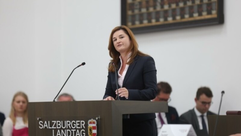 Landes-Vize Marlene Svazek möchte das Personalproblem mittels Not-Verordnung lösen. Die Berufsgruppe kritisiert diesen Schritt. (Bild: Tröster Andreas)