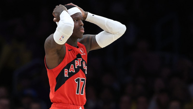 Auch der deutsche Weltmeister Dennis Schröder könnte Toronto verlassen. (Bild: AFP/GETTY IMAGES/Sean M. Haffey)