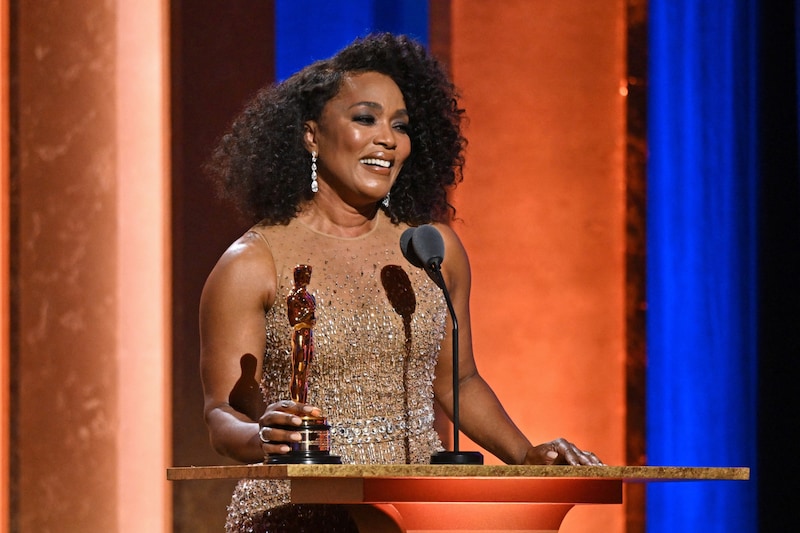 Angela Bassett bekam einen Ehren-Oscar. (Bild: APA/AFP/Robyn BECK)