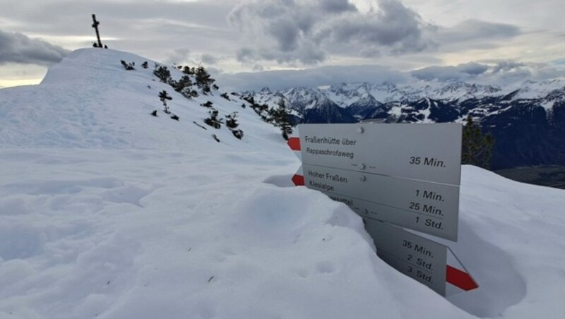 Der Weg Richtung Hoher Fraßen. (Bild: Bergauer)