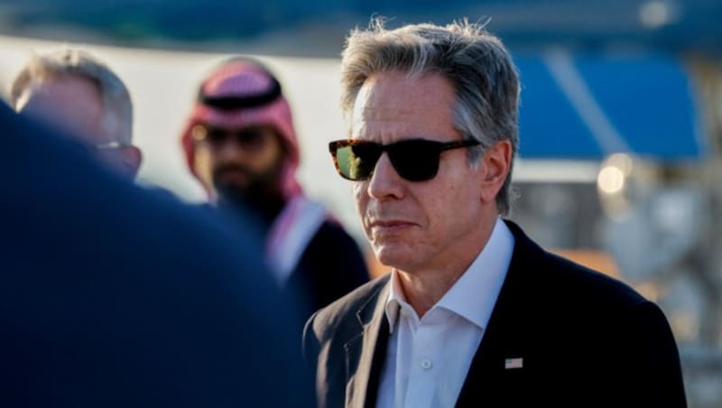 Blinken in Saudi-Arabien am Montag (Bild: AFP)