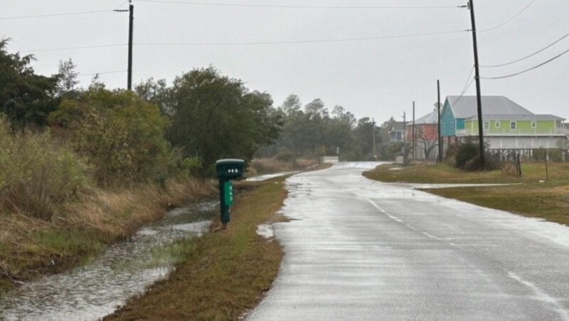 Regen in Mississippi (Bild: AP/The Gazebo Gazette)