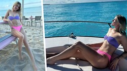 Eugenie Bouchard begeistert ihre Fans mit Bikini-Fotos.  (Bild: instagram.com/geniebouchard)