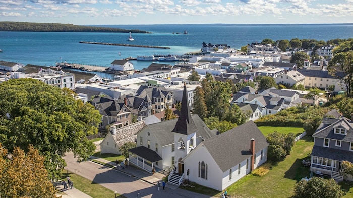 Idyllisch und frei von Autoverkehr: Mackinac Island zieht jede Menge Touristen an.