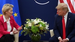 Von der Leyen und Trump auf dem Weltwirtschaftsforum in Davos (Archivbild).